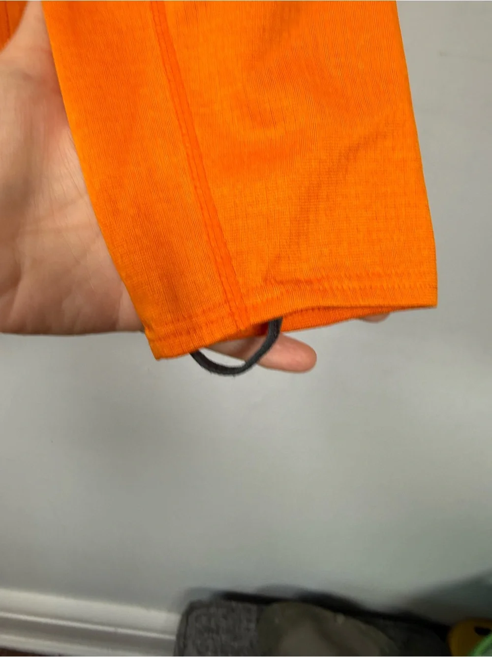 Patagonia Men’s Capilene Thermal Weight Zip-Neck Orange Grid Fleece Pullover M
